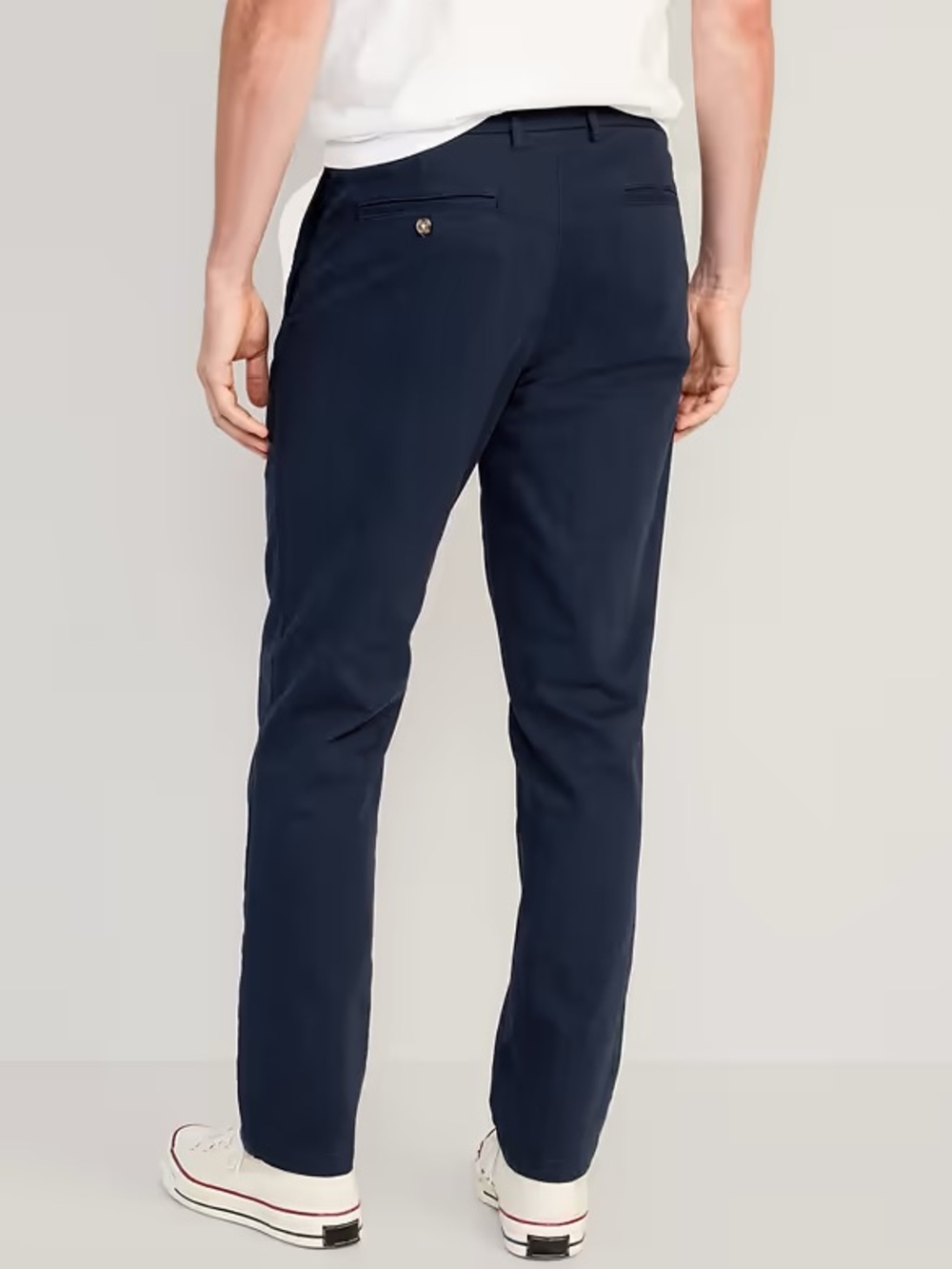 Old Navy navy slim chino pants